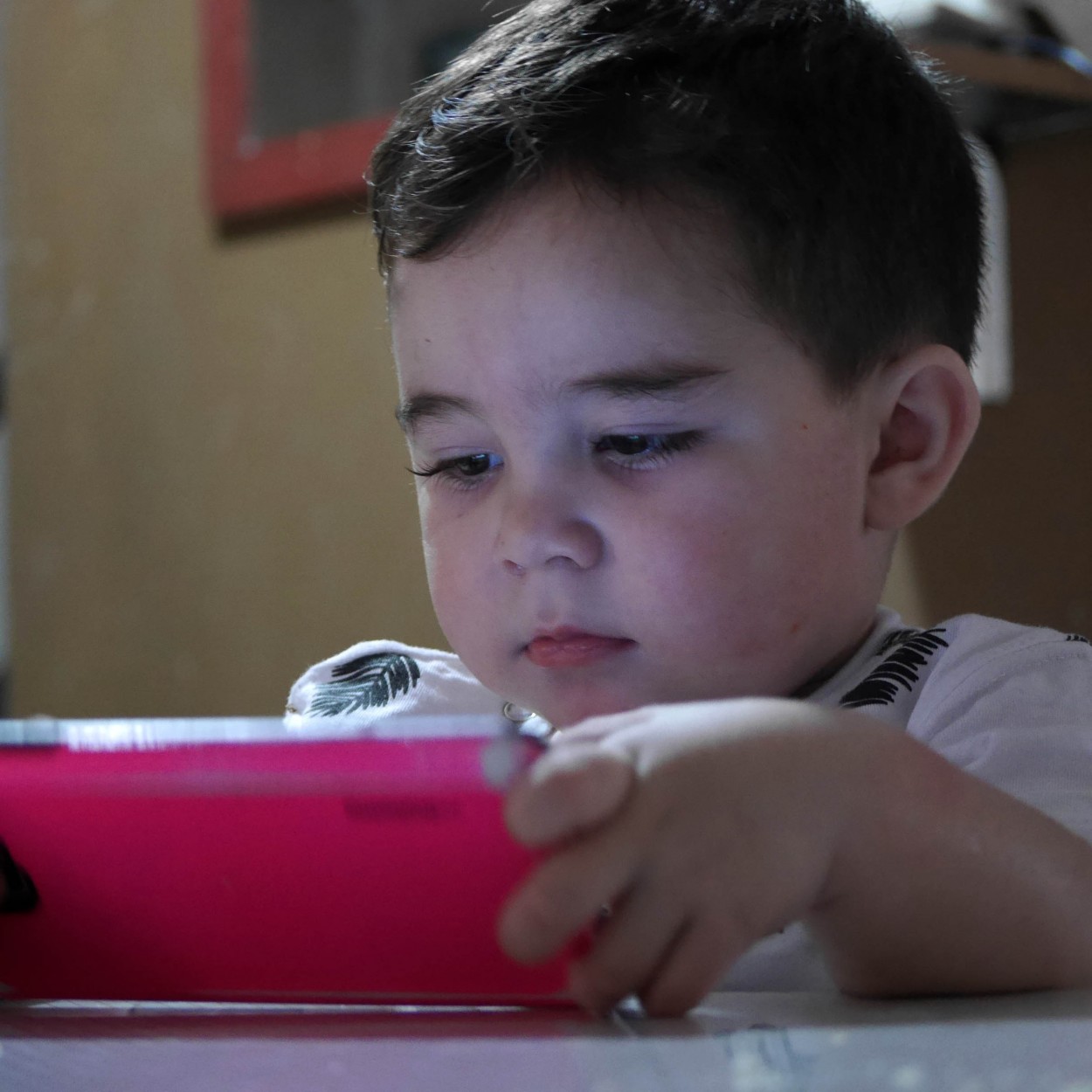 "Jugando con La Tablet." de Flix Edmundo Reyes