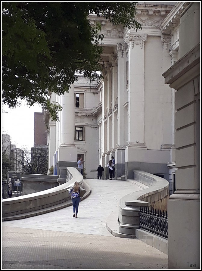 "En Tribunales." de Tesi Salado