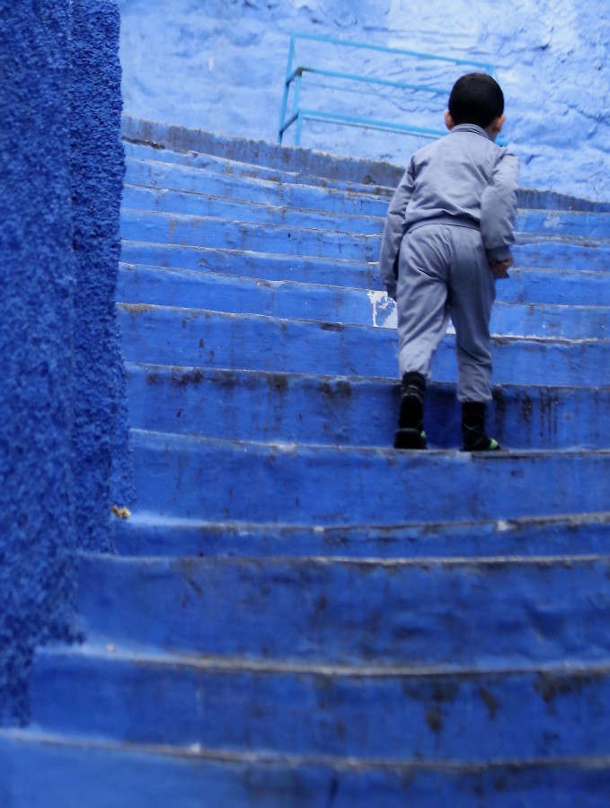 "Cuesta arriba azul." de Francisco Luis Azpiroz Costa