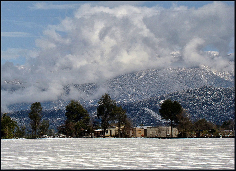 "Paisaje nevado" de Ruben Perea