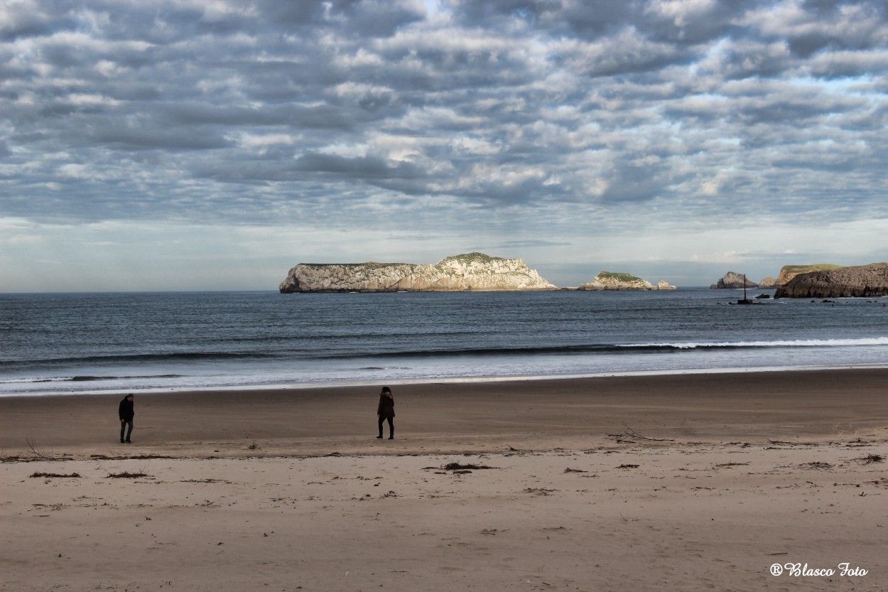 "Playa de Salinas, Asturias" de Luis Blasco Martin