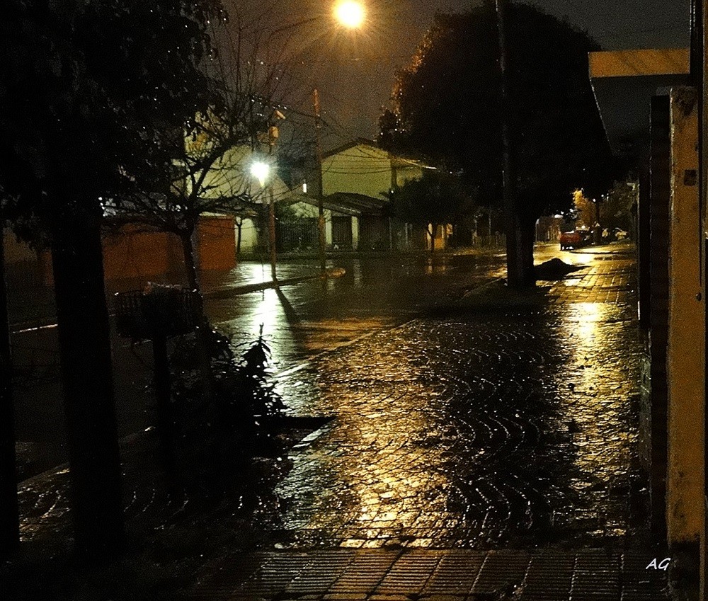 "Noche lluviosa" de Ana Giorno