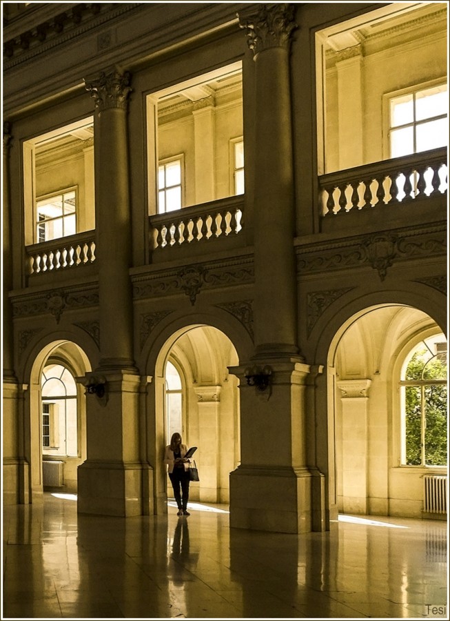 "Antes de la audiencia." de Tesi Salado