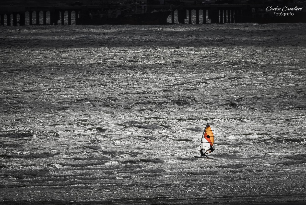 "Solo contra el mar..." de Carlos Cavalieri