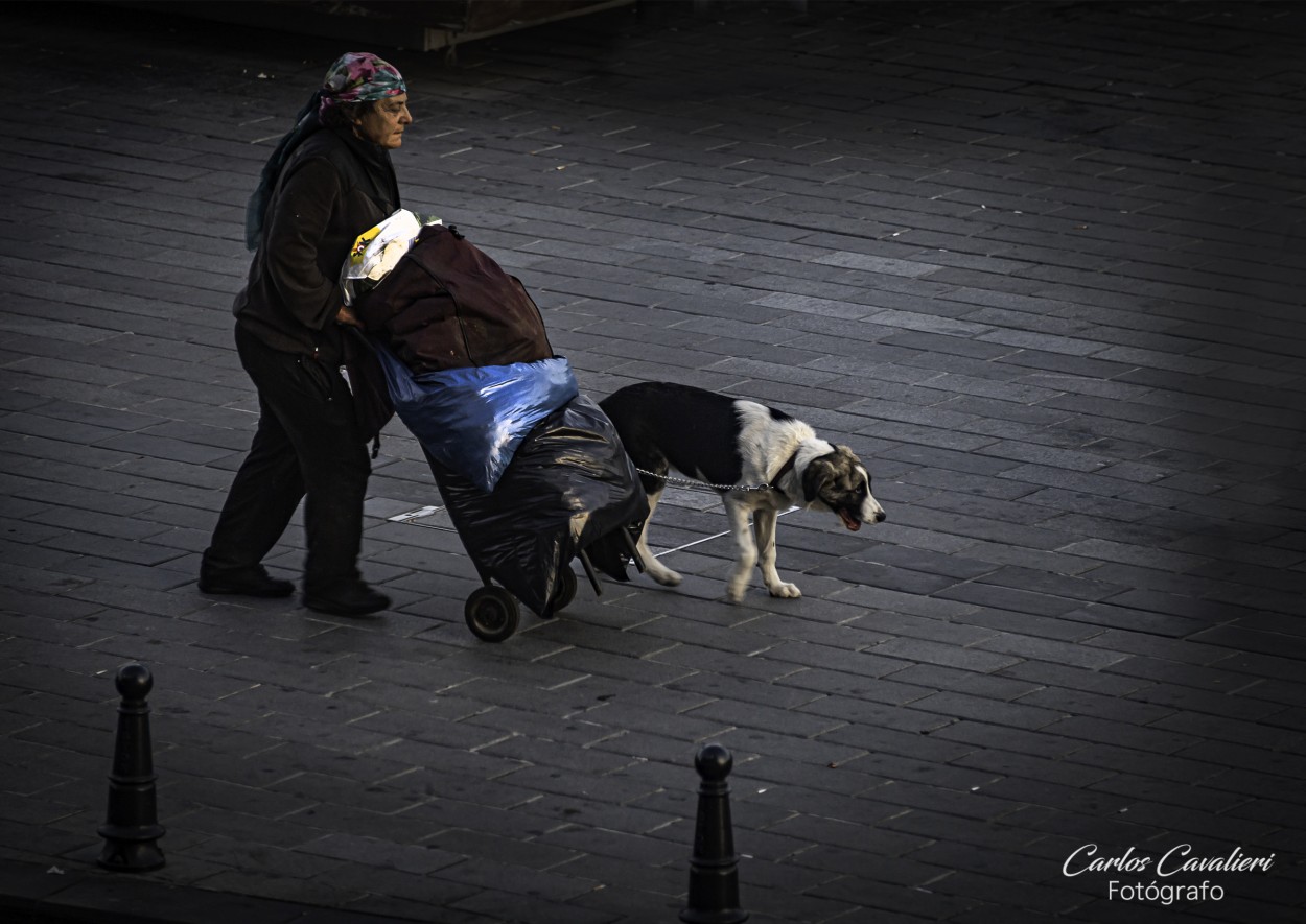 "Ganando la vida junto a un amigo..." de Carlos Cavalieri