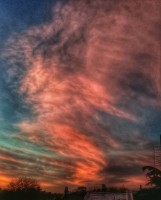 Nube en el horizonte