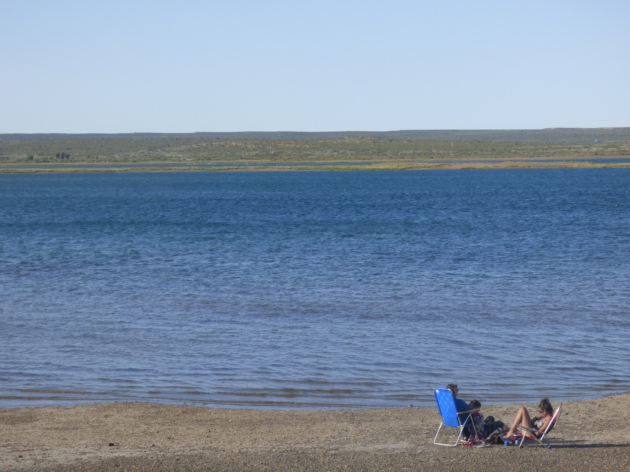 "Calma, quietud en la playa." de Graciela Edith Flocco