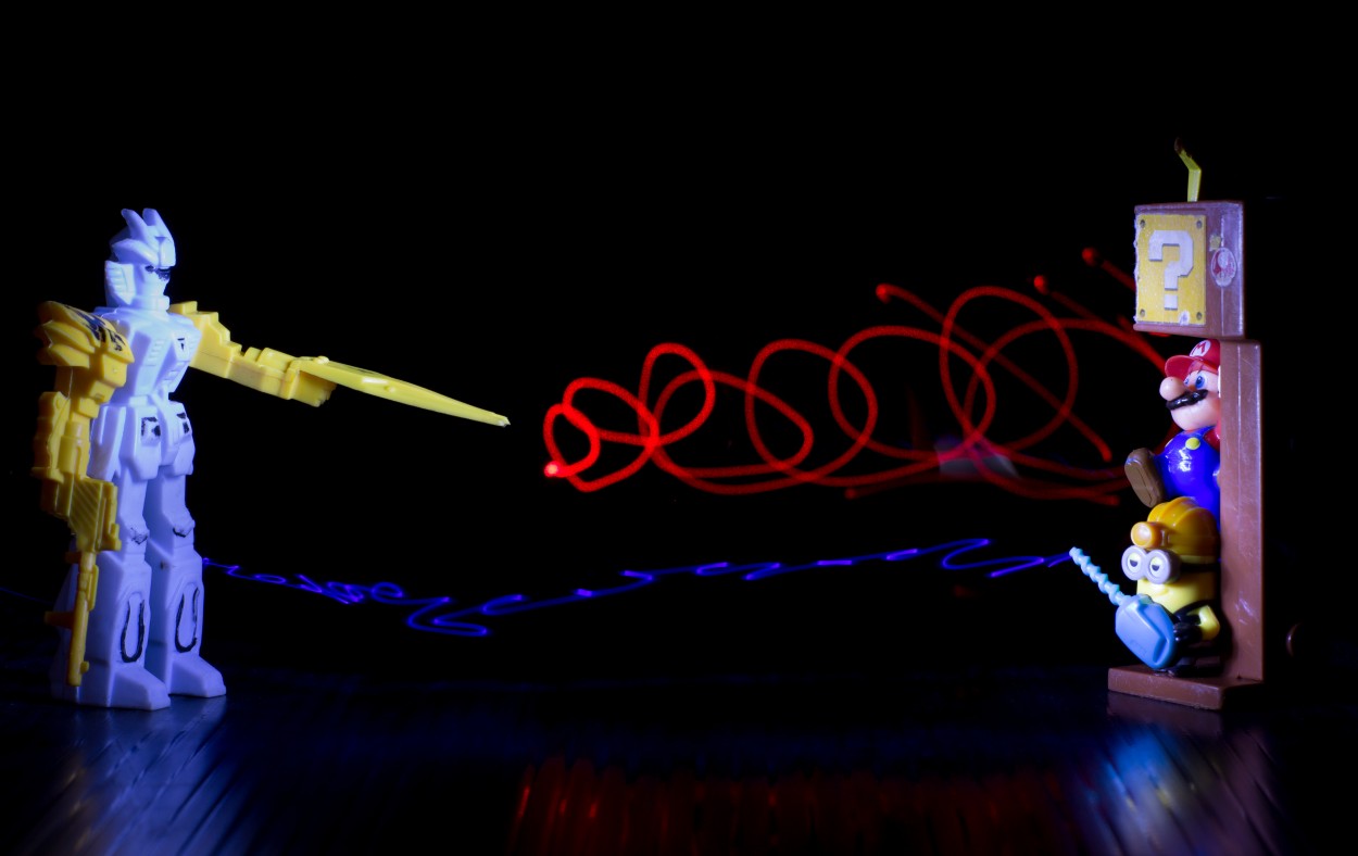 "Lightpainting en cuarentena" de Carlos Mascioni