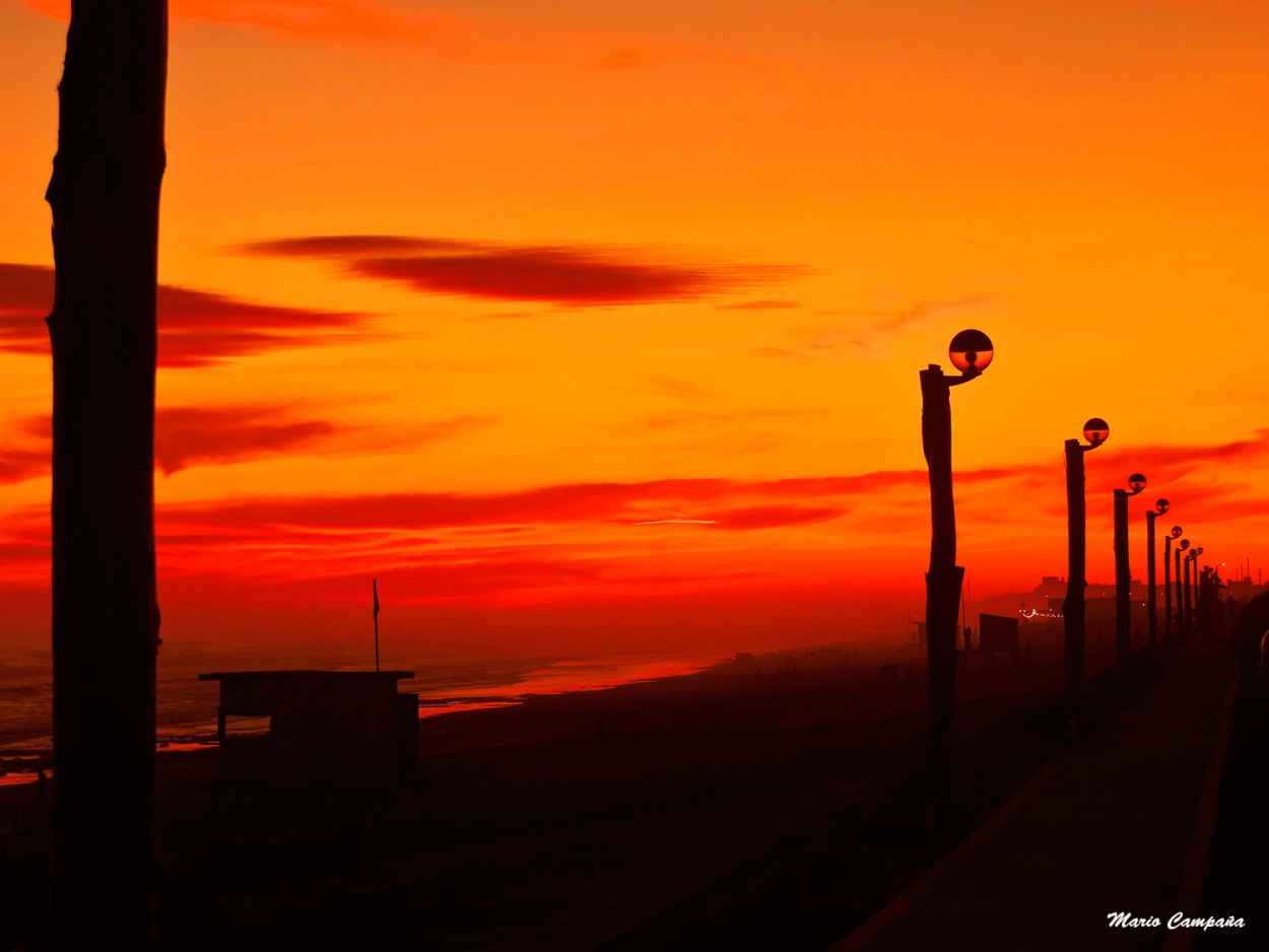 "Ritmo visual al atardecer..." de Mario Campaa