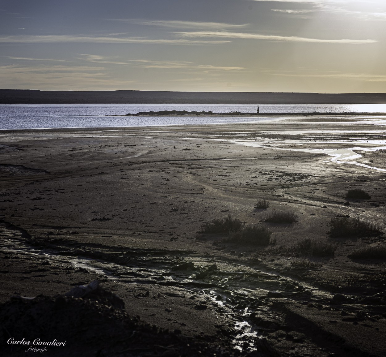 "La soledad del fotografo en el salar..." de Carlos Cavalieri