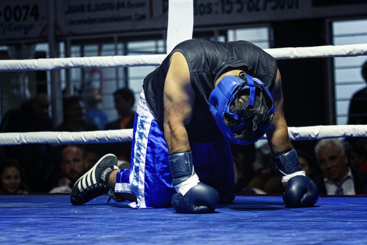 "El hombre en la arena" de Andrs Pluchinotta