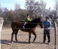 Afianzndose al lomo