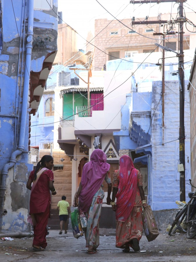 "Una calle de Jodhpur." de Francisco Luis Azpiroz Costa