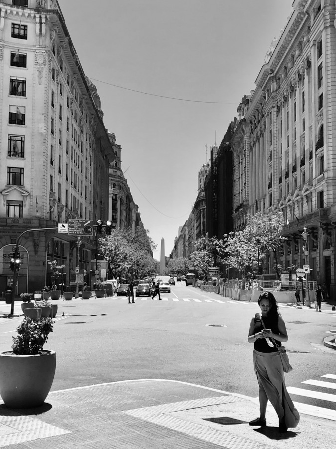 "Modelo en la city" de Laura Szapiro