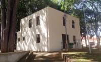 A velha Cadeia restaurada, hoje biblioteca e museu