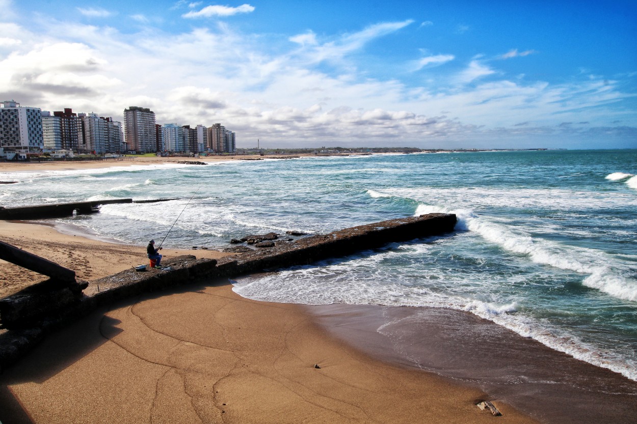 "El pescador solitario..." de Juan Carlos Barilari