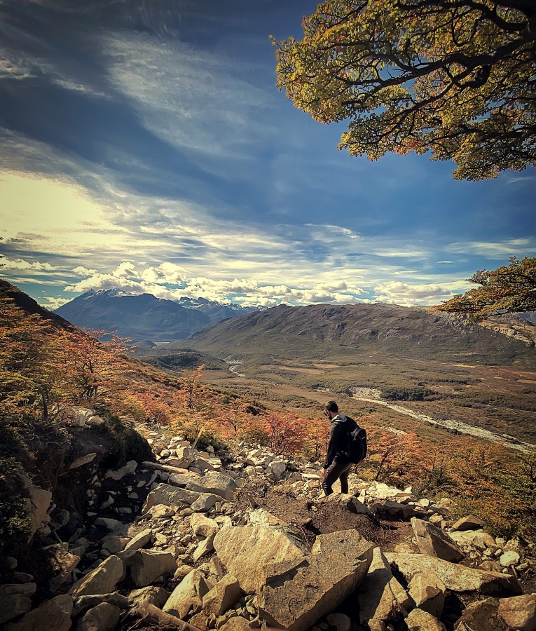 "De trekking por el Chalten" de Carlos Cavalieri