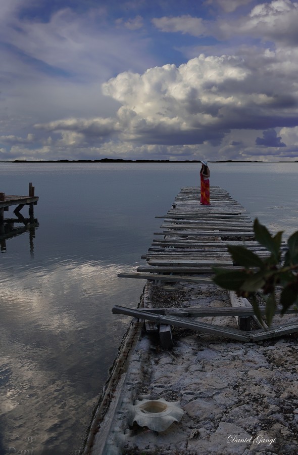 "calma en Nichupt/Mexico" de Alberto Daniel Gangi