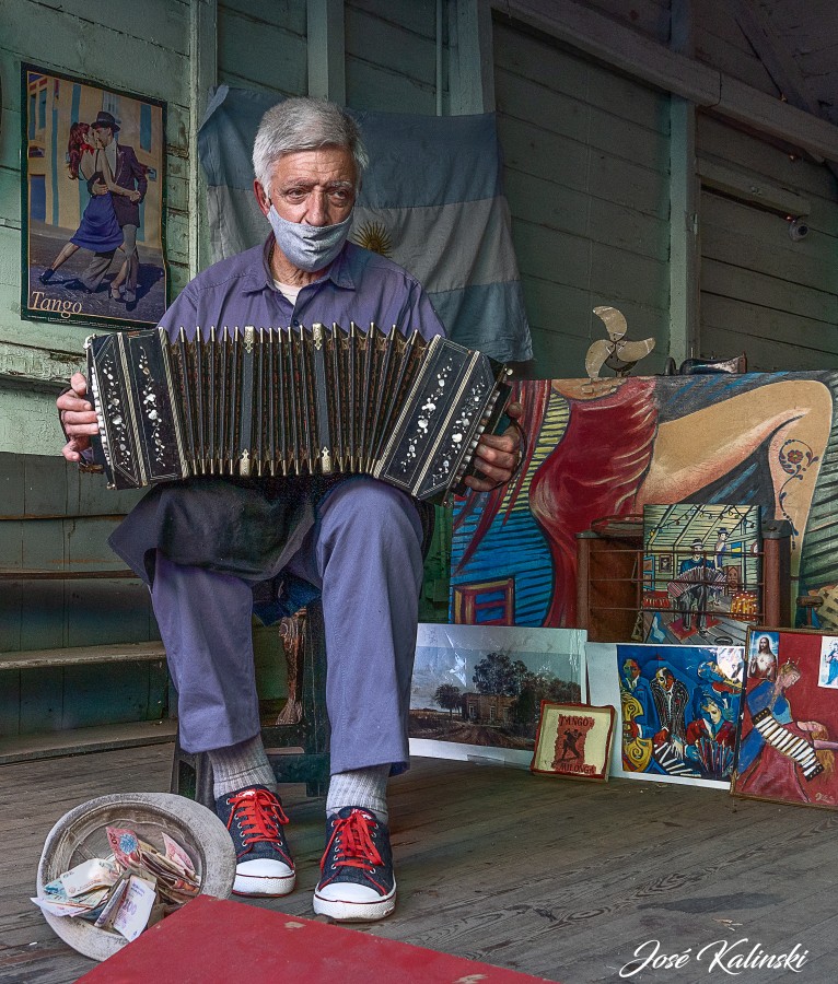 "Bandoneonista de la Boca" de Jose Carlos Kalinski