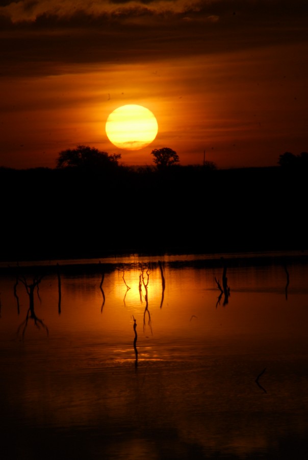 "ATARDECER PAMPEANO" de Julio Raul Peralta