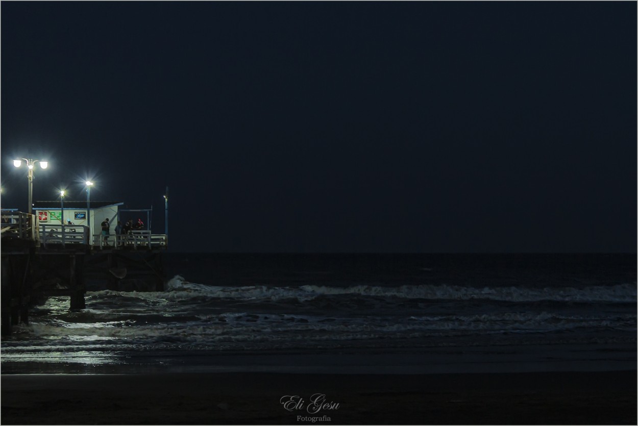 "Un muelle, el mar, la noche" de Elizabeth Gesualdo