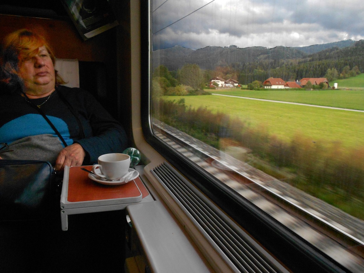 "En tren por los campos de Austria" de Ricardo S. Spinetto