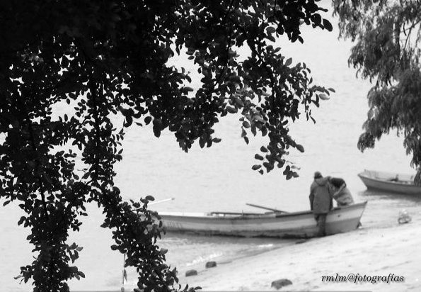 "Preparando el bote" de Ricardo Mximo Lopez Moral