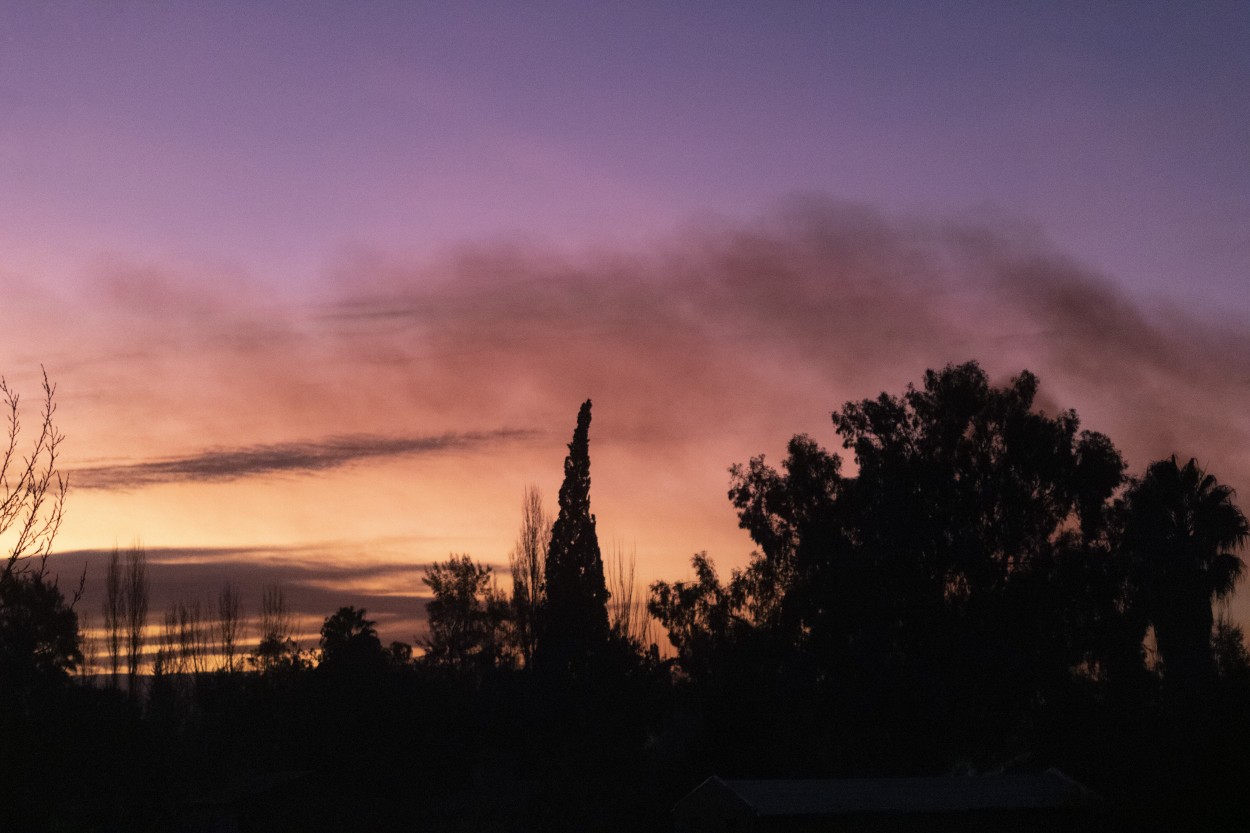 "Atardecer con humo" de Rubn Alejandro Yonzo