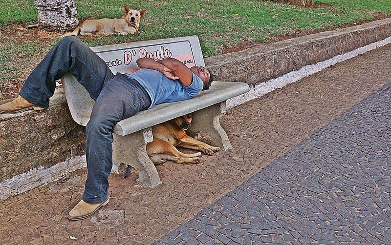 "Dois seguranas e um bom sono......" de Decio Badari