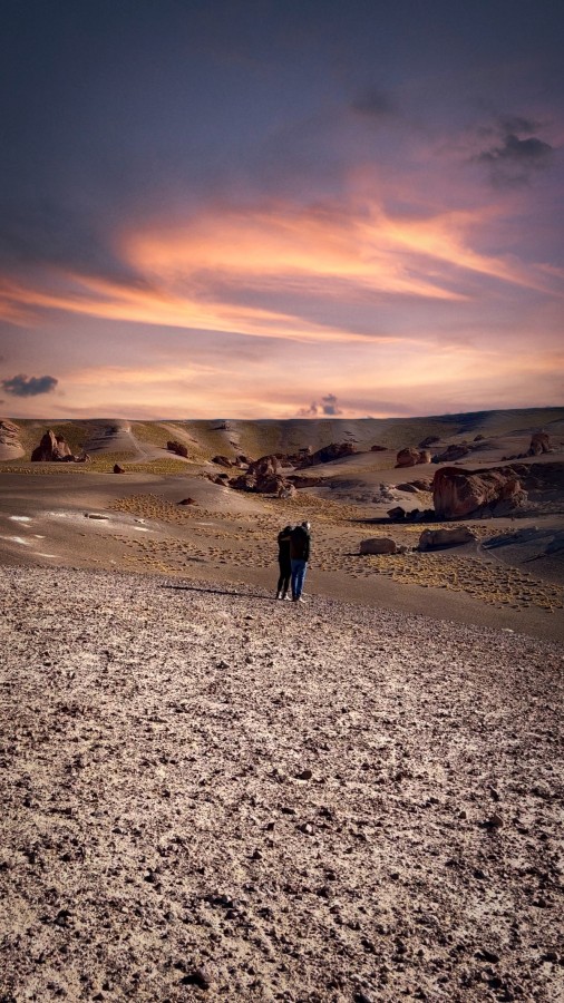 "Caminata en la puna de Jujuy" de Carlos Cavalieri