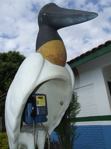 "` Telefono publico ` do sculo passado Corumb...." de Decio Badari