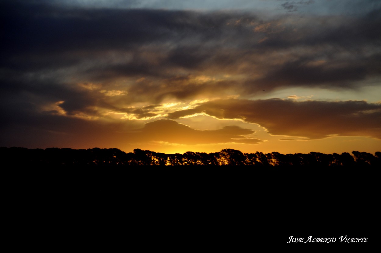 "ocaso en La Pampa" de Jose Alberto Vicente