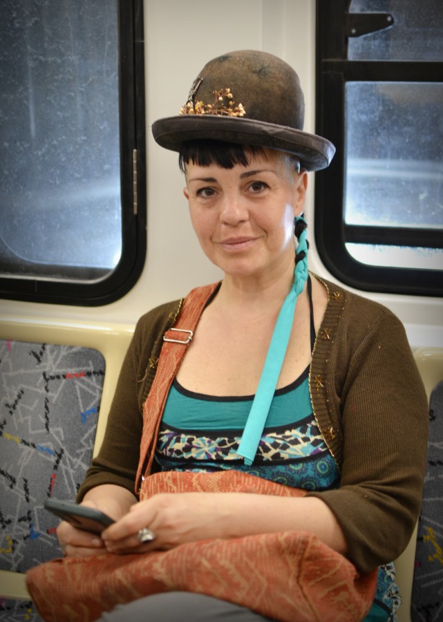 "Retrato en el Subte" de Andres Mancuso