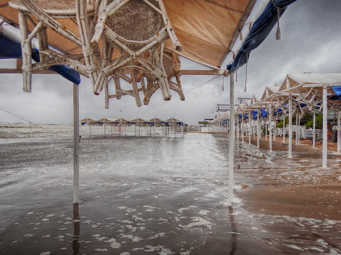 "tormenta en San Bernardo" de Mercedes Orden