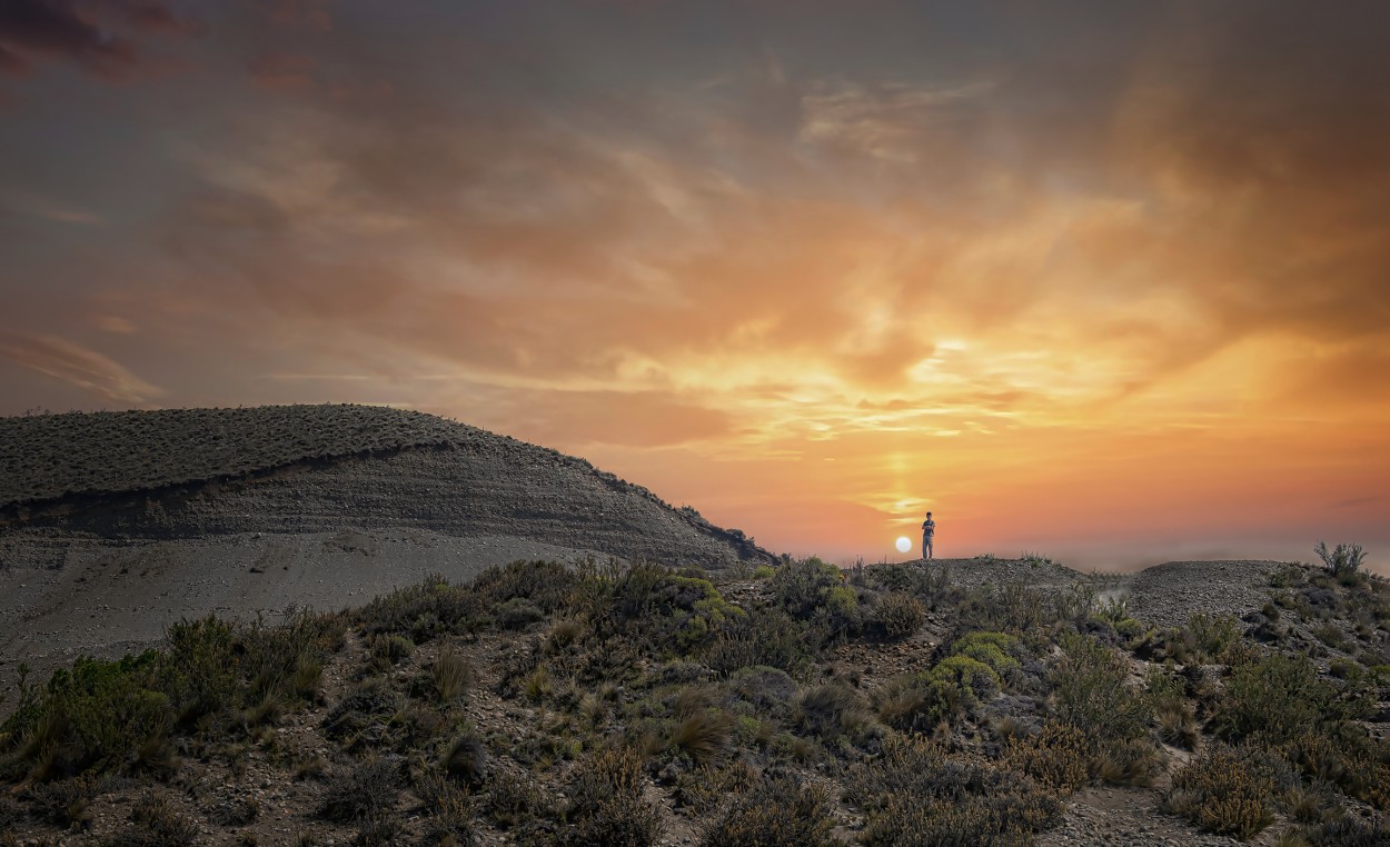 "`Amaneciendo en la puna sltela...`" de Carlos Cavalieri