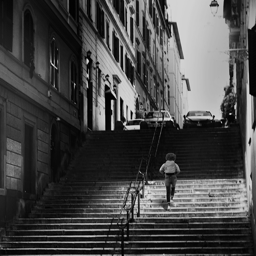 "Alguna calle de Roma...." de Carlos A. Sandoval