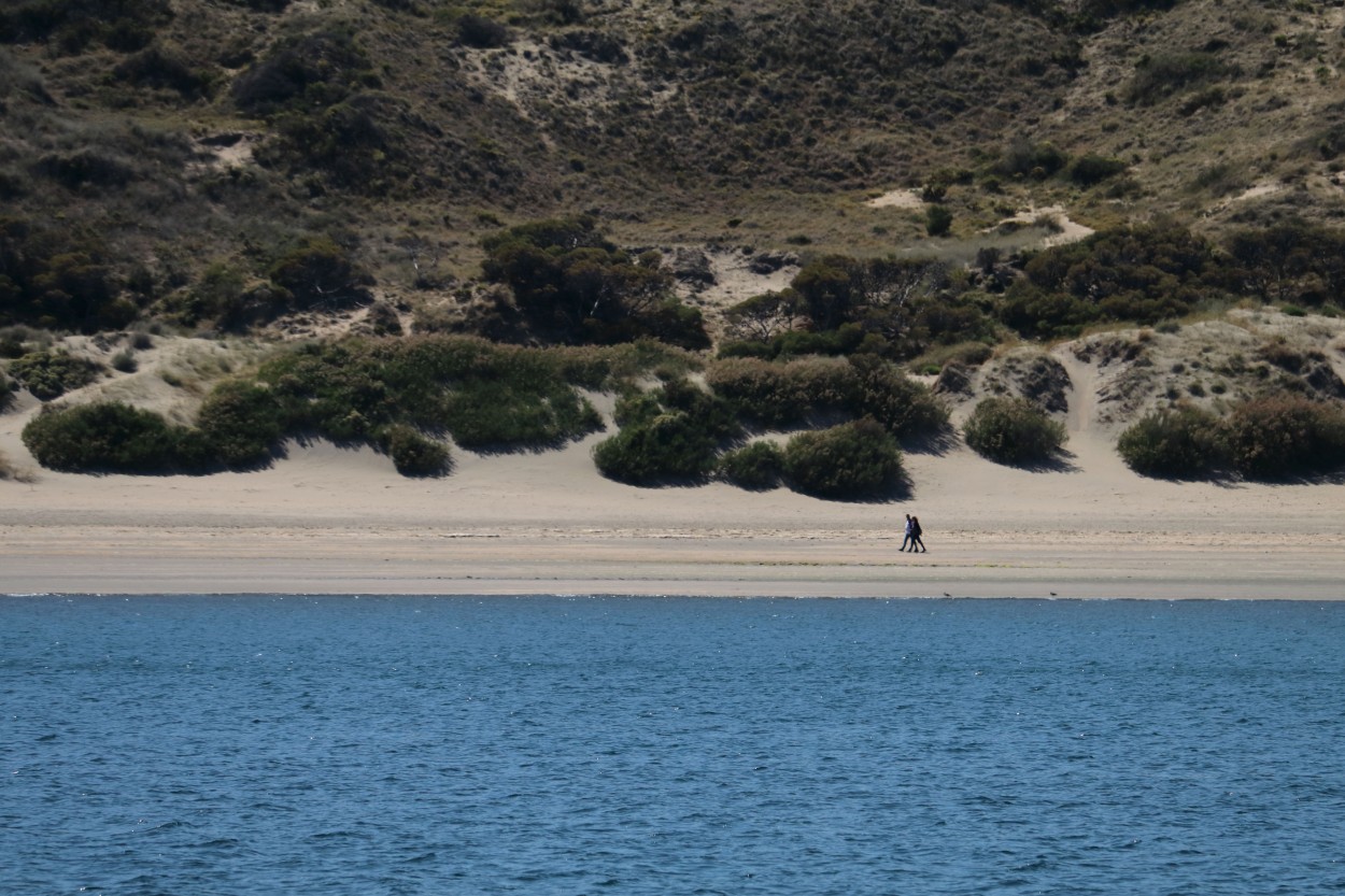 "Paseo por la playa II" de Natalia Harosteguy