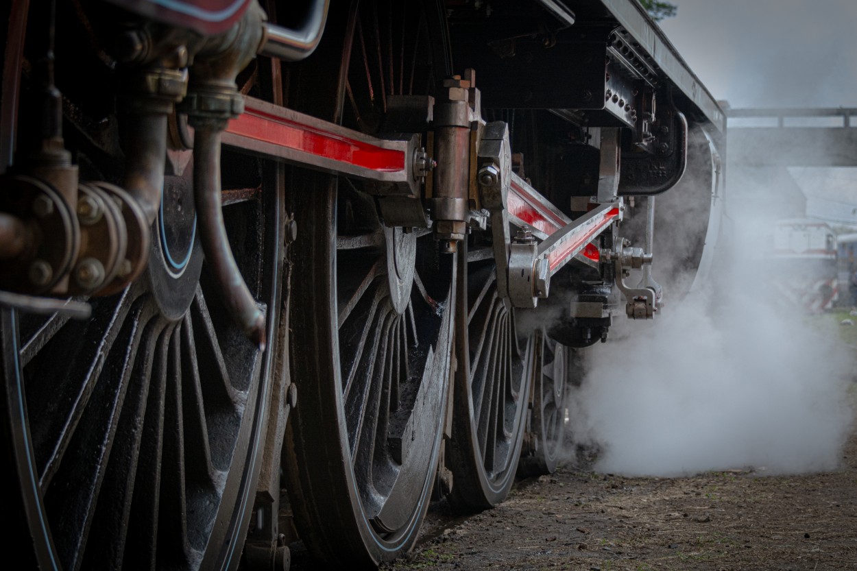 "Duelo de locomotoras" de Marcelo Perez