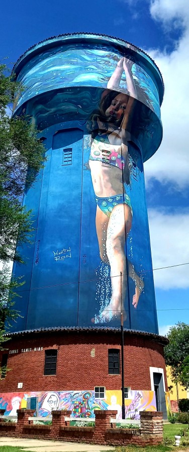 "Mural del agua." de Patricia Sallete