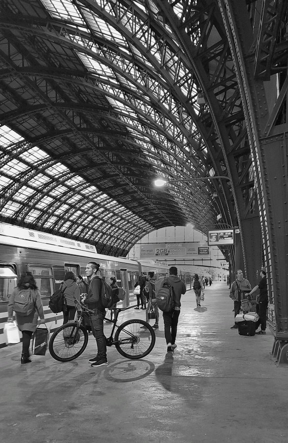 "Las bicicleta viaja en tren" de Roberto Guillermo Hagemann