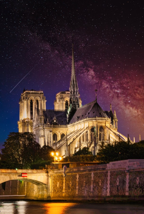 "Notre Dame desde el Sena" de Claudio Salvagni