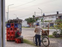 Dos amigos charlando