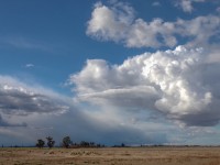 Nubes en el campo