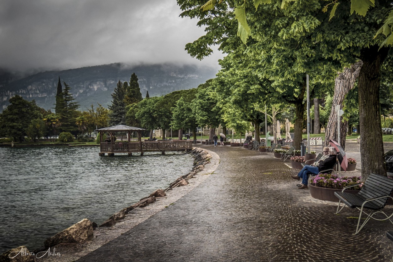 "Un descanso bajo la lluvia" de Alberto Andrs Melo