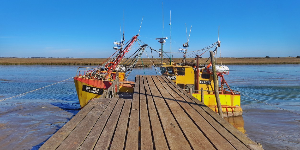 "El muelle" de Roberto Guillermo Hagemann