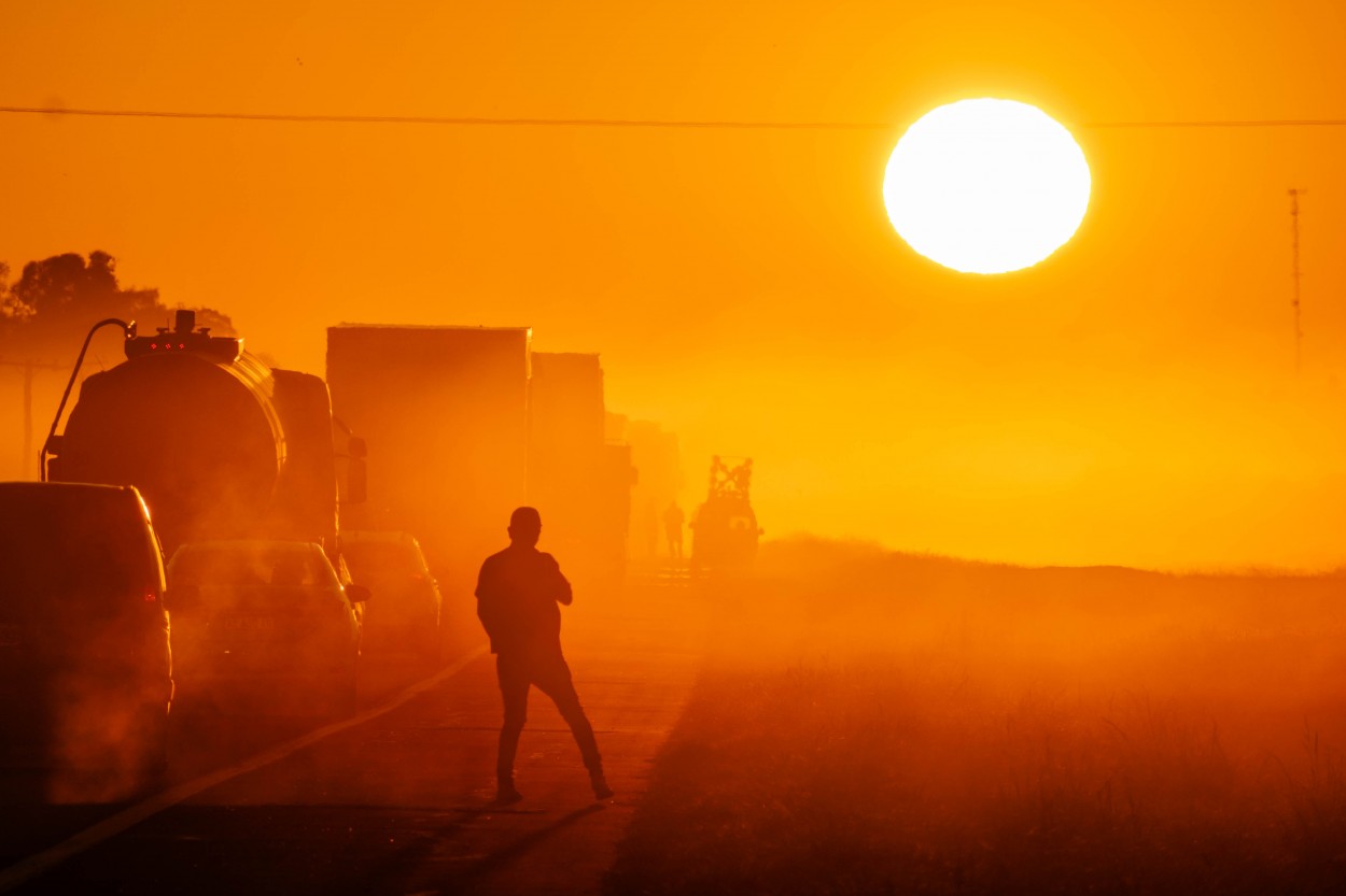 "Accidente al amanecer" de Carlos Greco