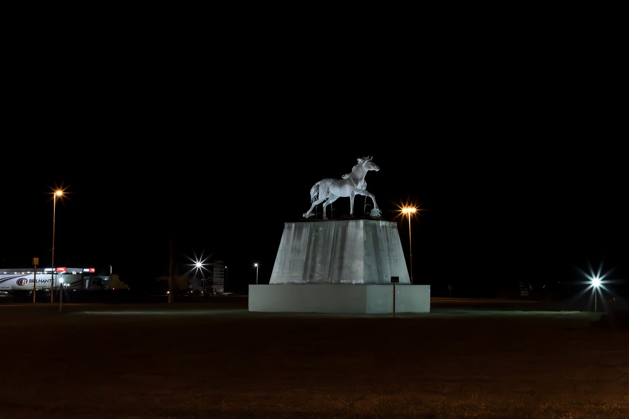 "Monumento al caballo -Vedia" de Alfredo Fushimi