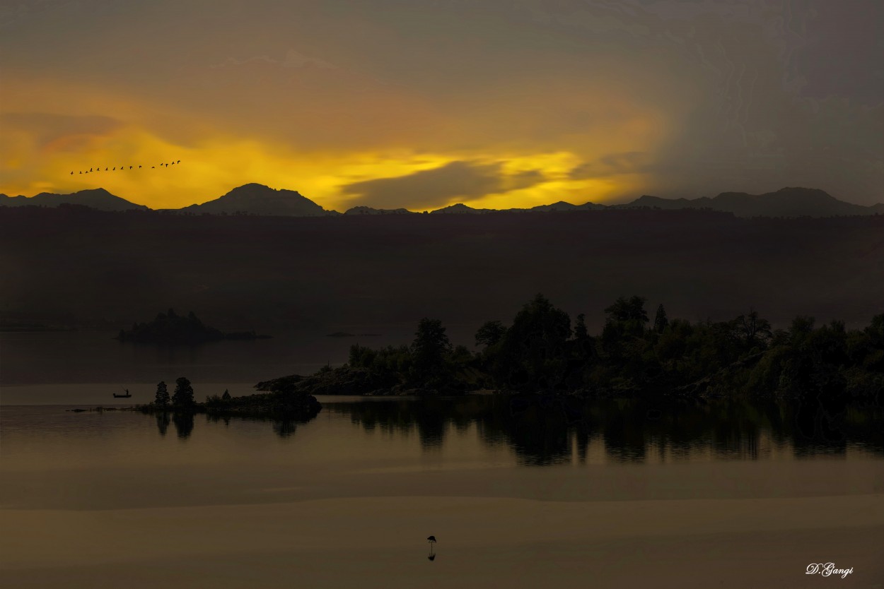 "Amanece en Neuquen..." de Alberto Daniel Gangi