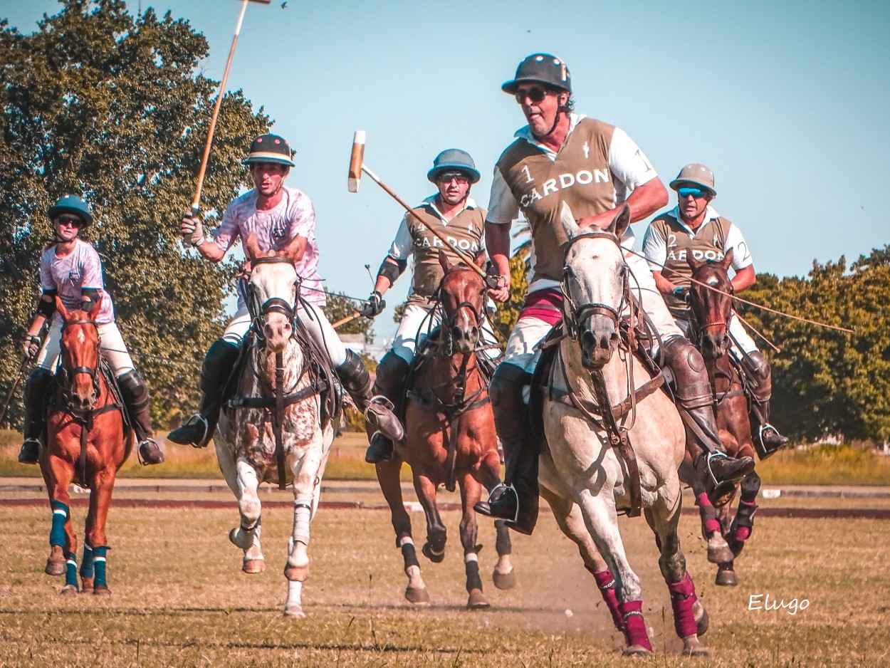 "Un partido de polo." de Hugo Kolmann