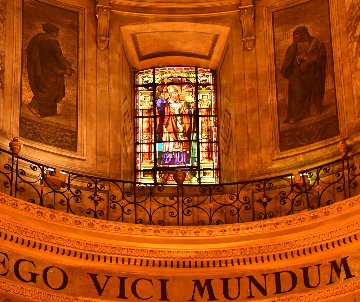 "Vitral en la catedral de Buenos Aires" de Jose Charles Mengeon